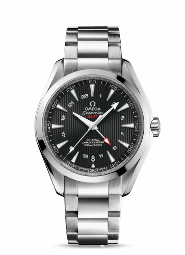 Omega Seamaster Aqua Terra 150M Co-Axial 43 GMT Stainless Steel / Black / Bracelet 231.10.43.22.01.001 (23110432201001)